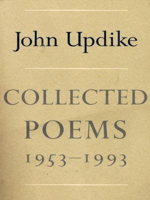 cover image of Collected Poems of John Updike, 1953-1993
